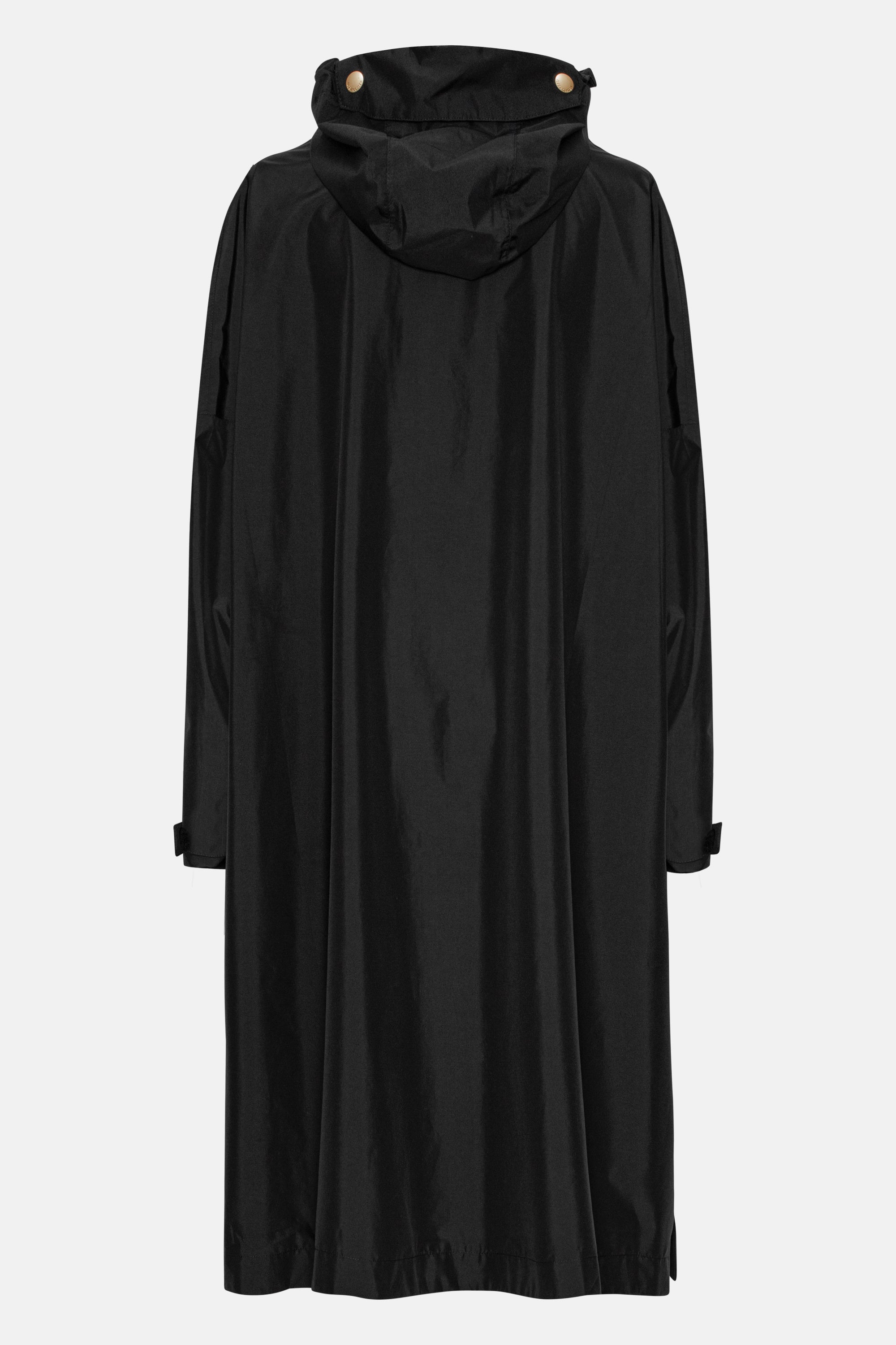 Poncho With Sleeves - Black